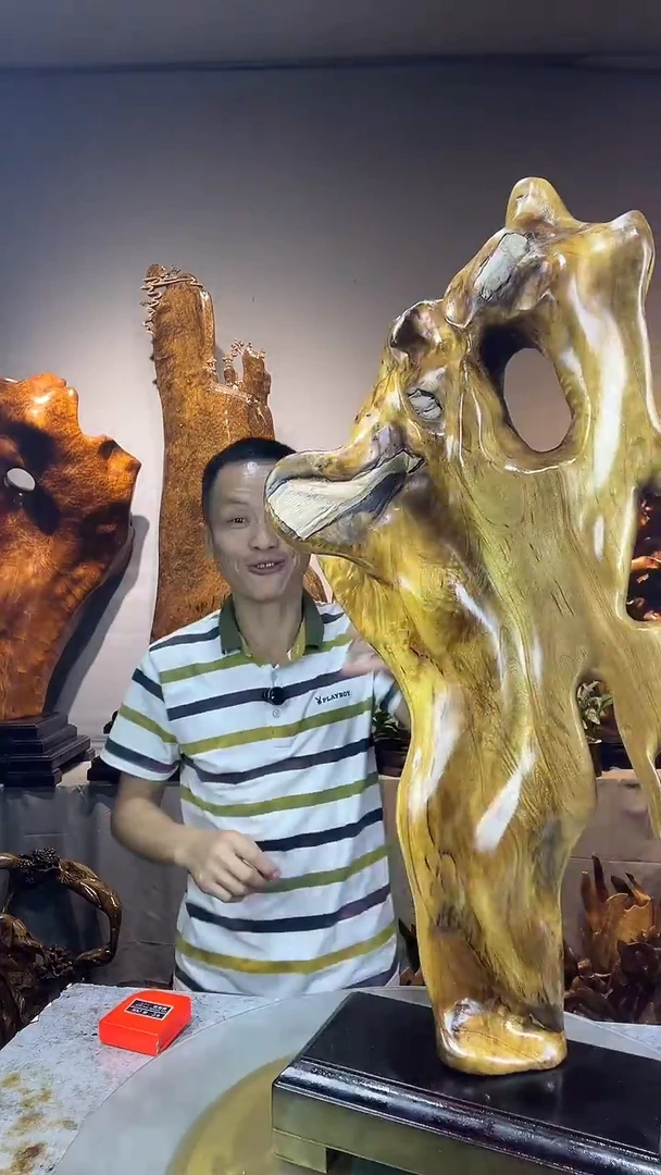 金丝楠晟****饰小叶桢楠随行摆件35
