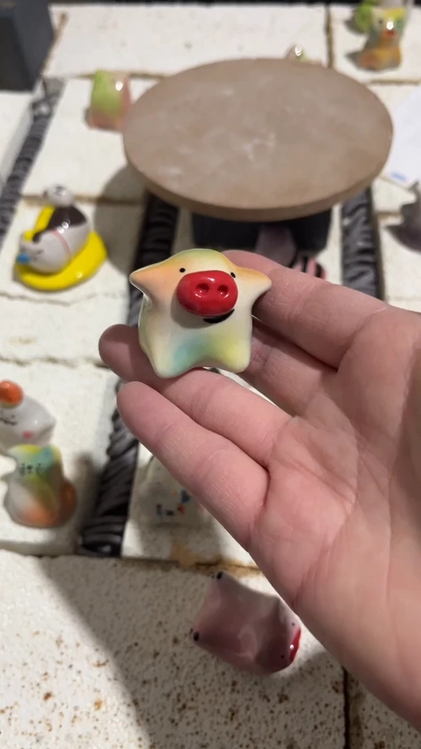 【闪购商品】摆件255微瑕手工陶瓷摆件