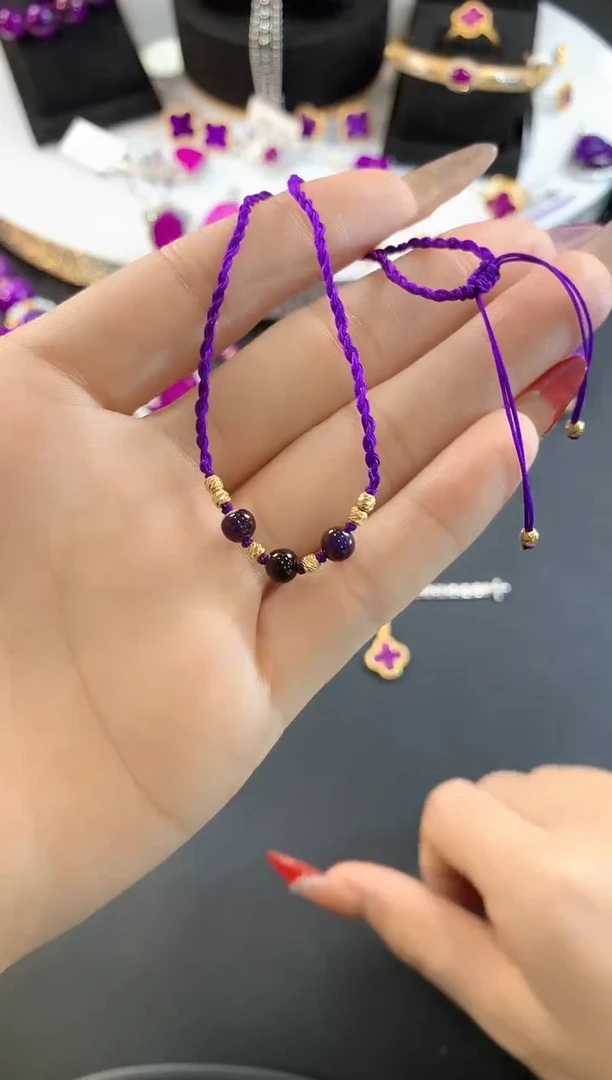 【闪购商品】苏纪石（舒俱来）.银S925镶嵌舒俱来脚链