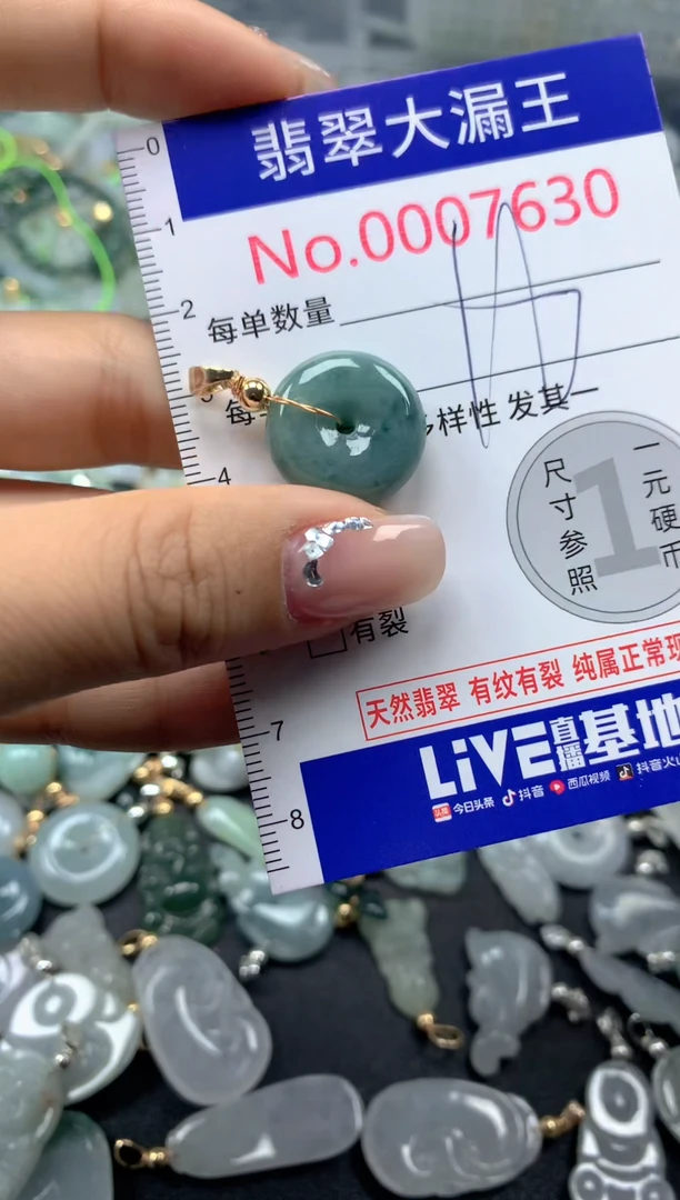 颈饰未镶嵌翡翠7630