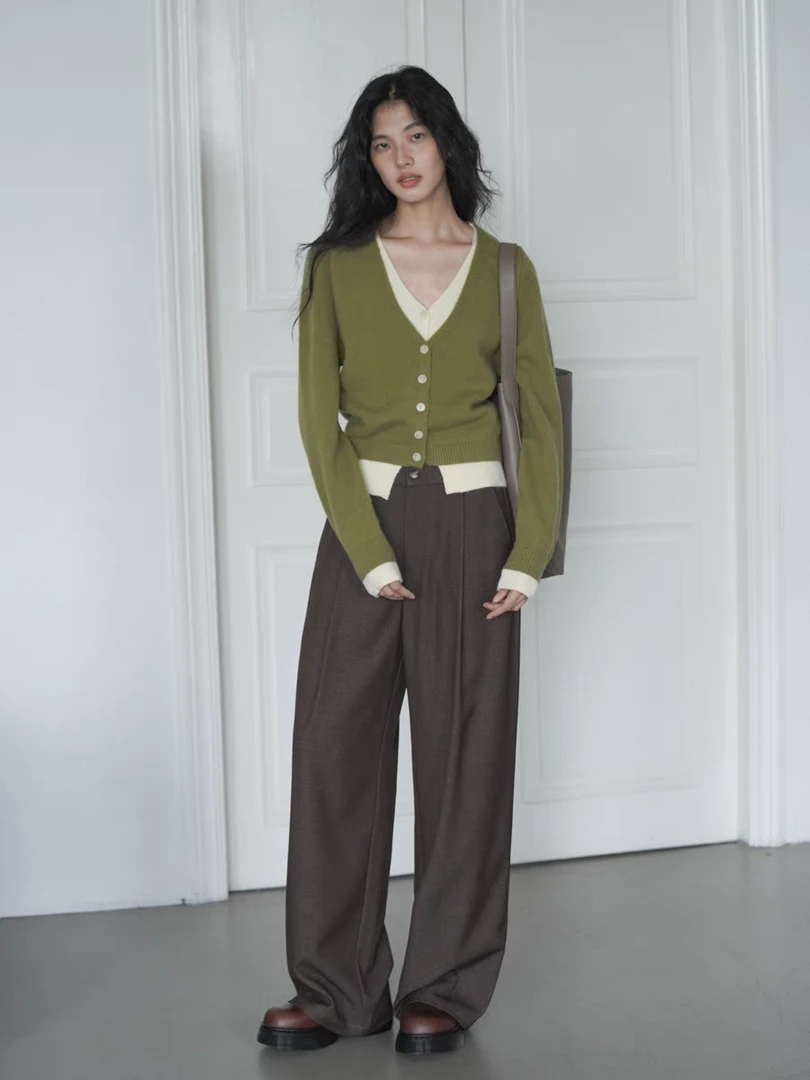 大姑推荐  秋季新款针织开衫上衣慵懒感 351—400