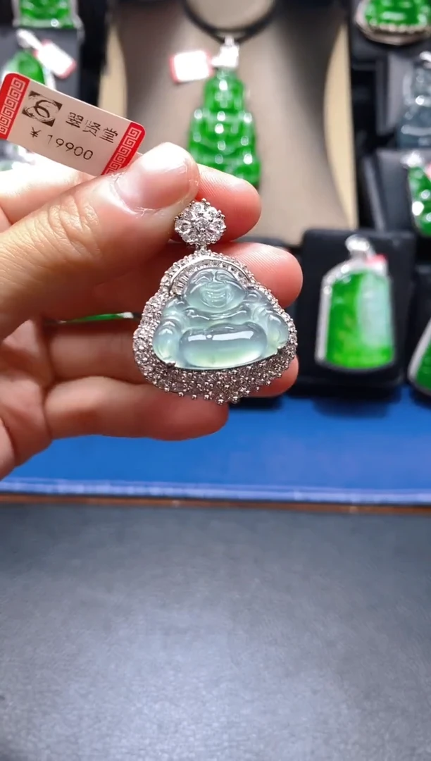 【闪购商品】翡翠颈饰未镶嵌天然A货翡翠v02