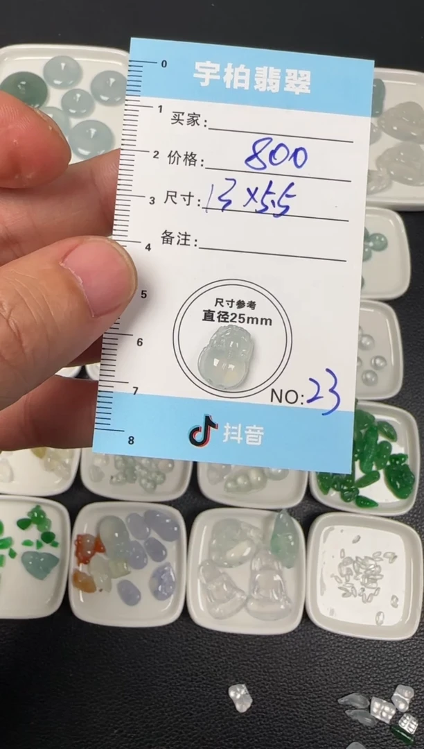 未镶嵌定制翡翠天然A货翡翠+貔貅023