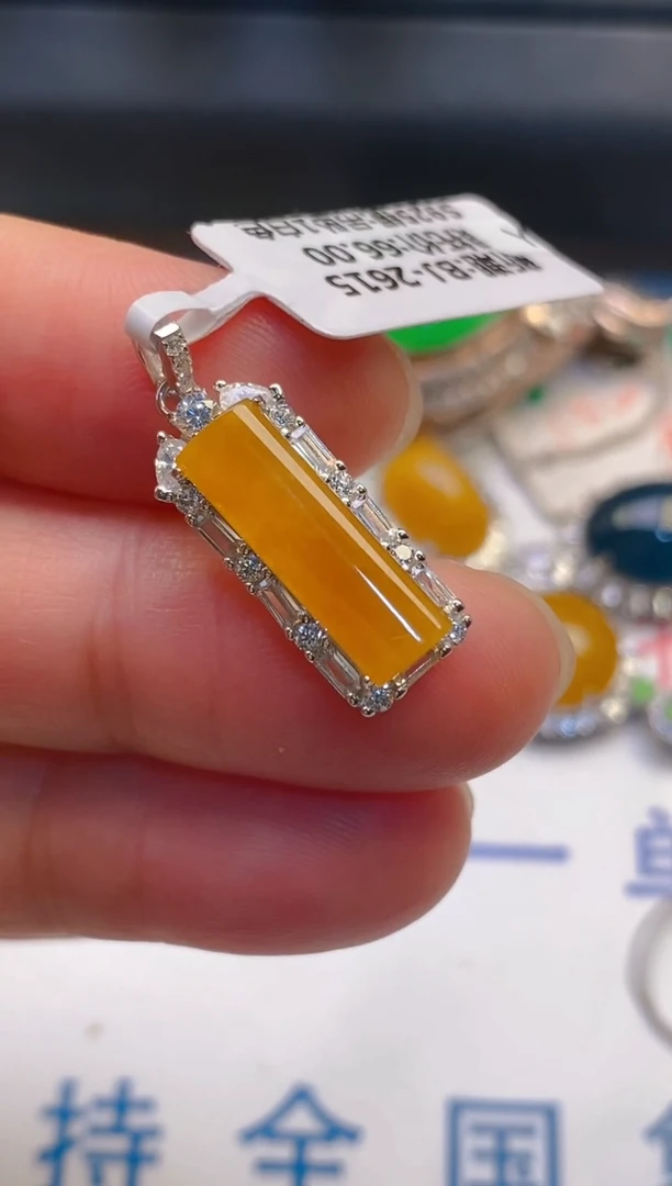 【闪购商品】翡翠耳饰银S925镶嵌天然A货翡翠1