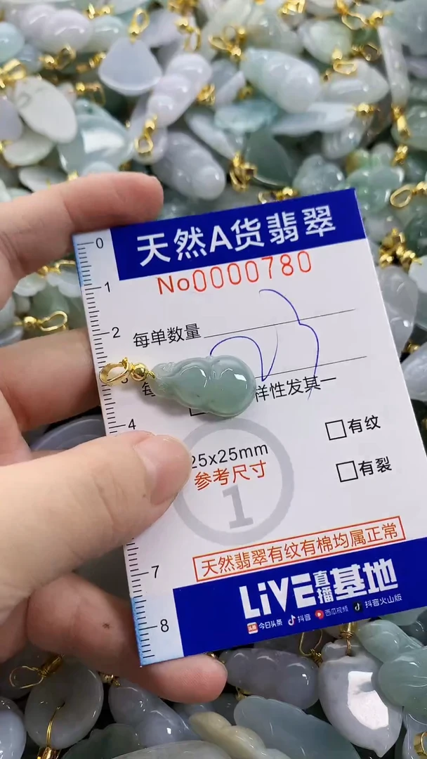 颈饰未镶嵌翡翠天然A货翡翠