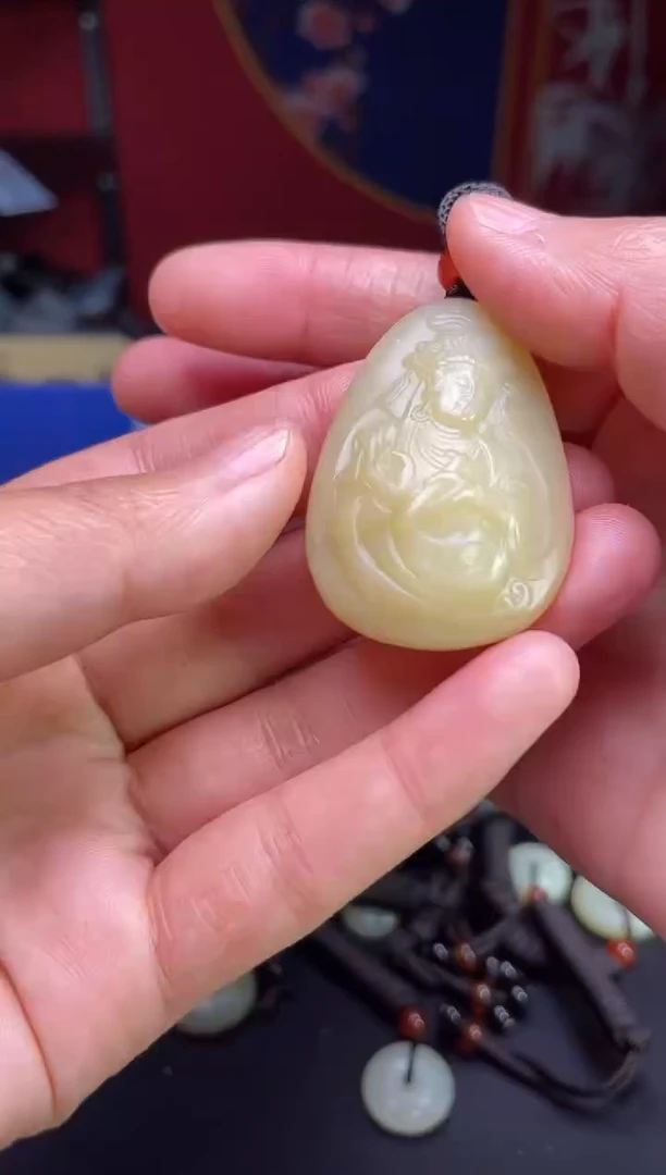 颈饰未镶嵌和田玉123