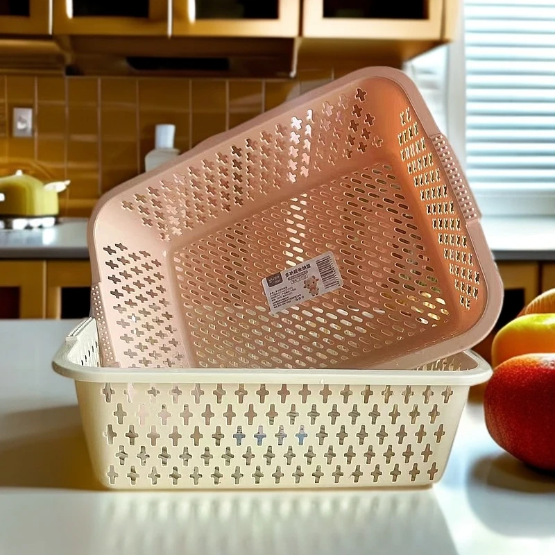 【拍一发四】洗菜篮清洗沥水篮生活耐用多功能筐