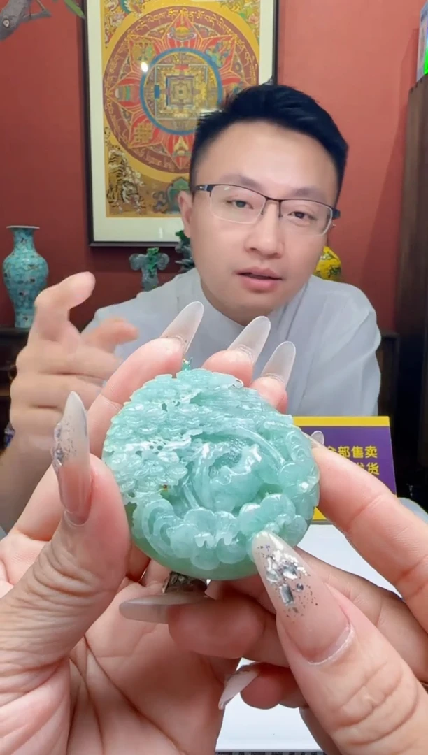 未镶嵌定制翡翠Q63950翡翠多样性发一
