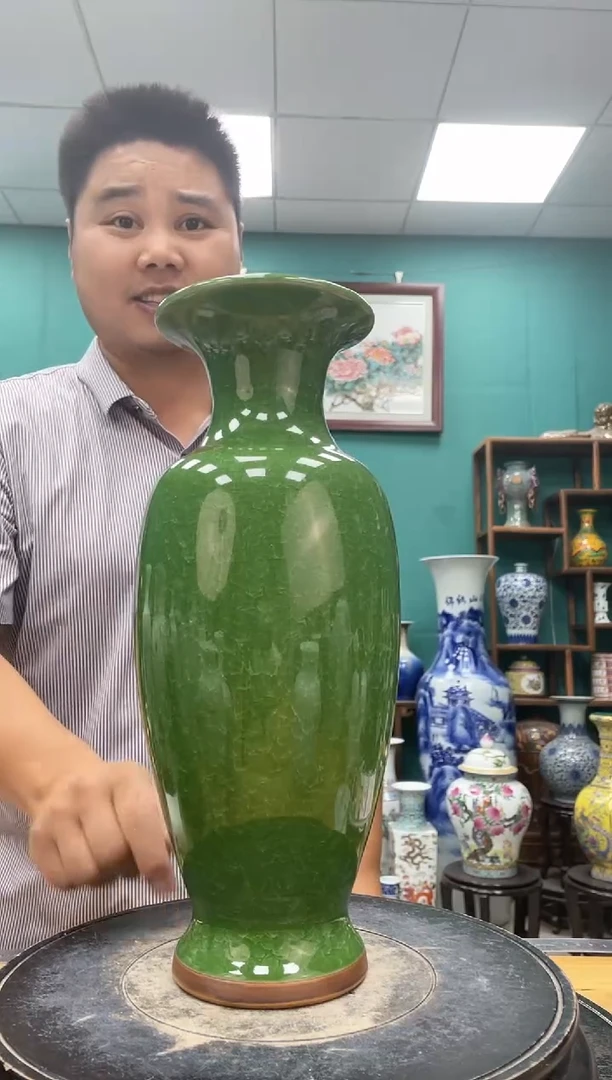 摆件祖母绿陶瓷摆件·