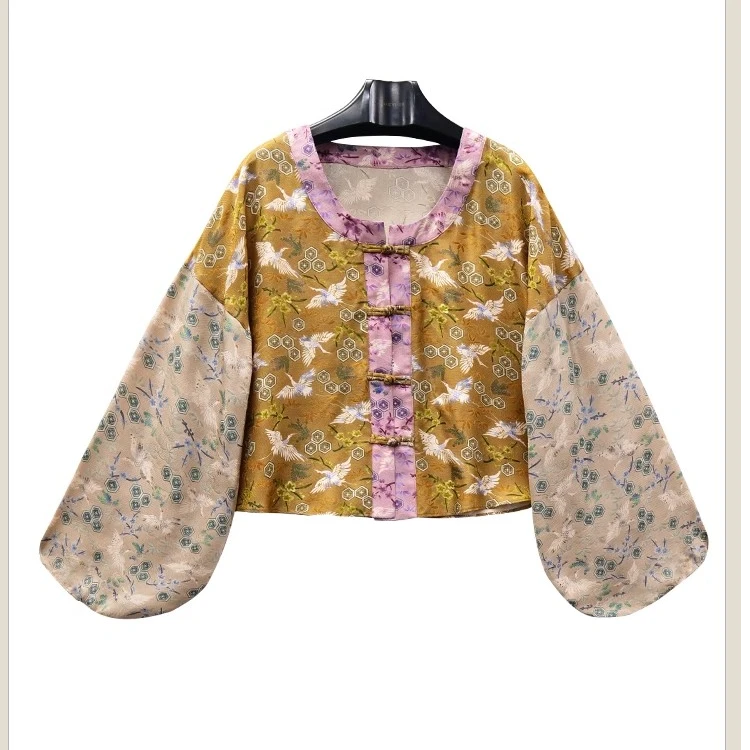 【娇娇美娇】娑尔新中式桑蚕丝短外套SI2SG02883