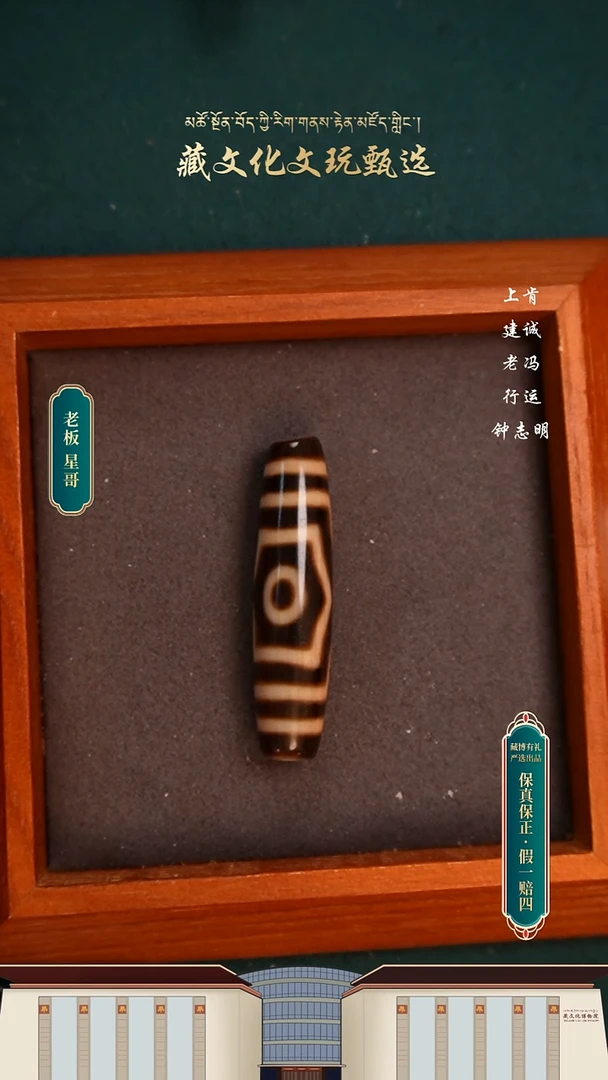 【闪购商品】琥珀颈饰未镶嵌上肯5A牙黄宝盖三眼48.3*11.6