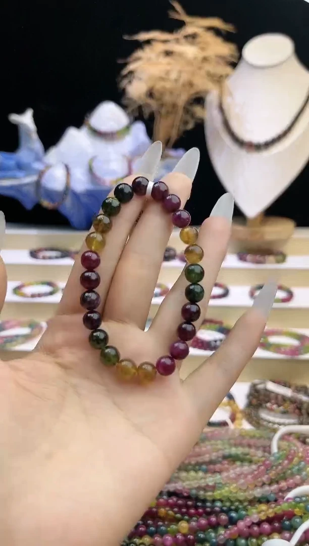 【闪购商品】碧玺/未镶嵌J7mm+碧玺单圈多样性发货