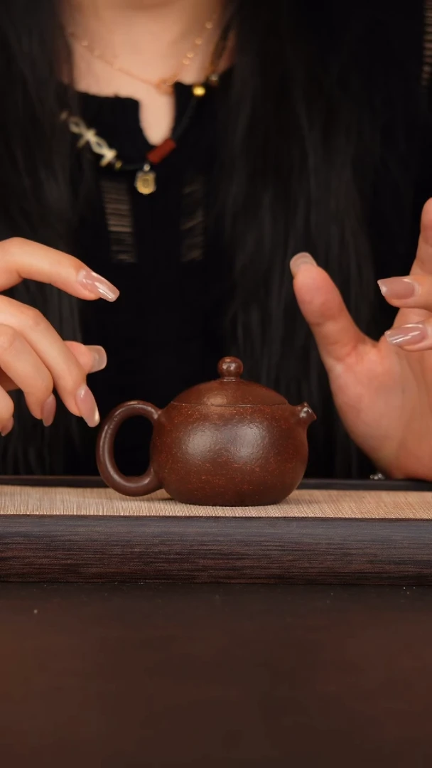 茶壶紫砂茶壶原紫砂紫袍玉砂120cc