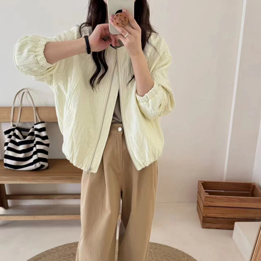 妮子严选春季新款百搭短款外套25S356