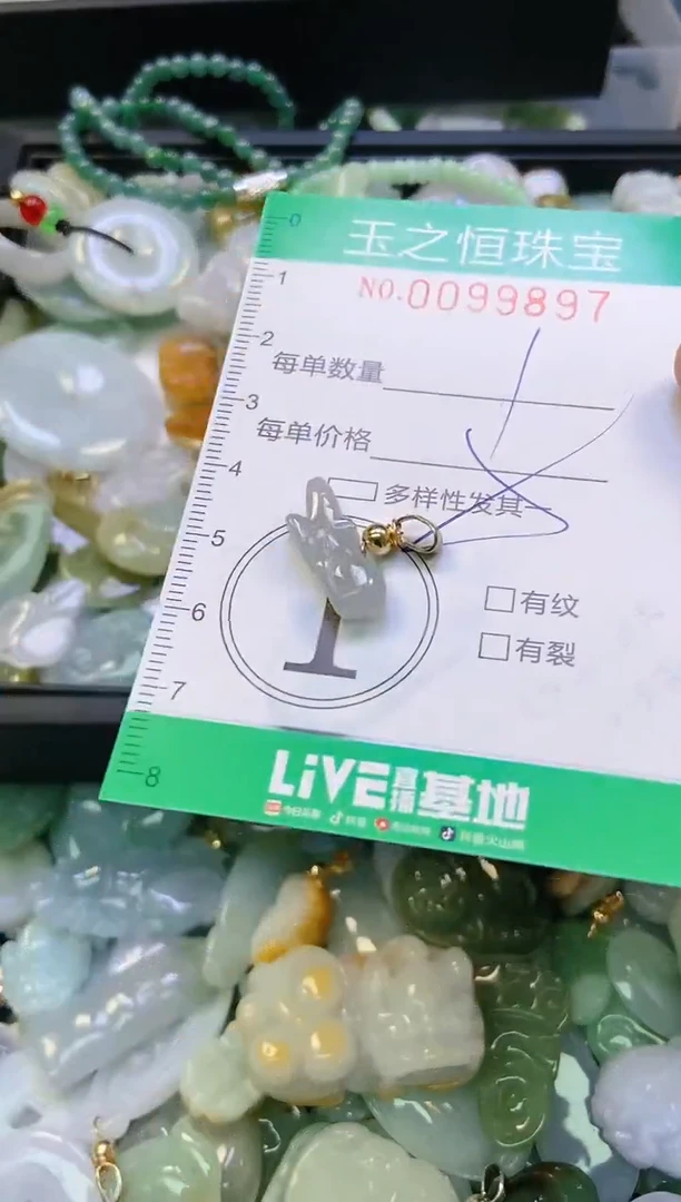 翡翠未镶嵌颈饰闪购0099897