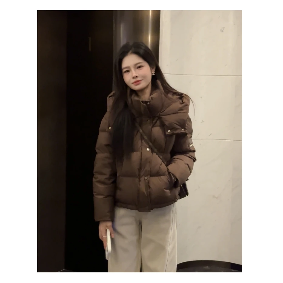 宿慕SUMU 女款连帽羽绒服10-29冬款2024新款时尚休闲羽绒服B6902X