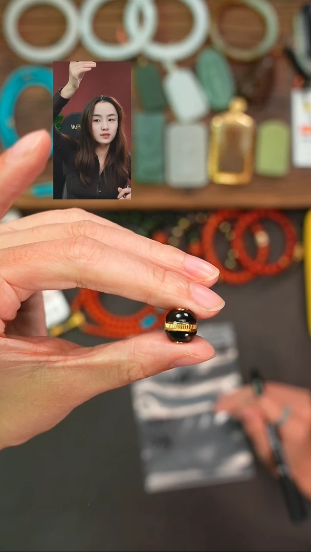 裸石蓝珀未镶嵌听一念初见品质回血