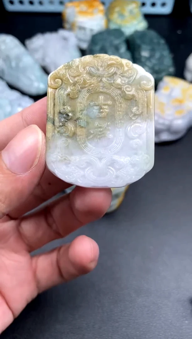 吊坠(不含链)未镶嵌翡翠1