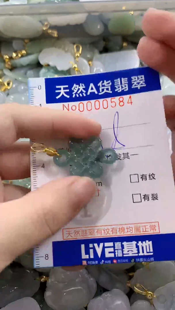 颈饰未镶嵌翡翠天然A货翡翠