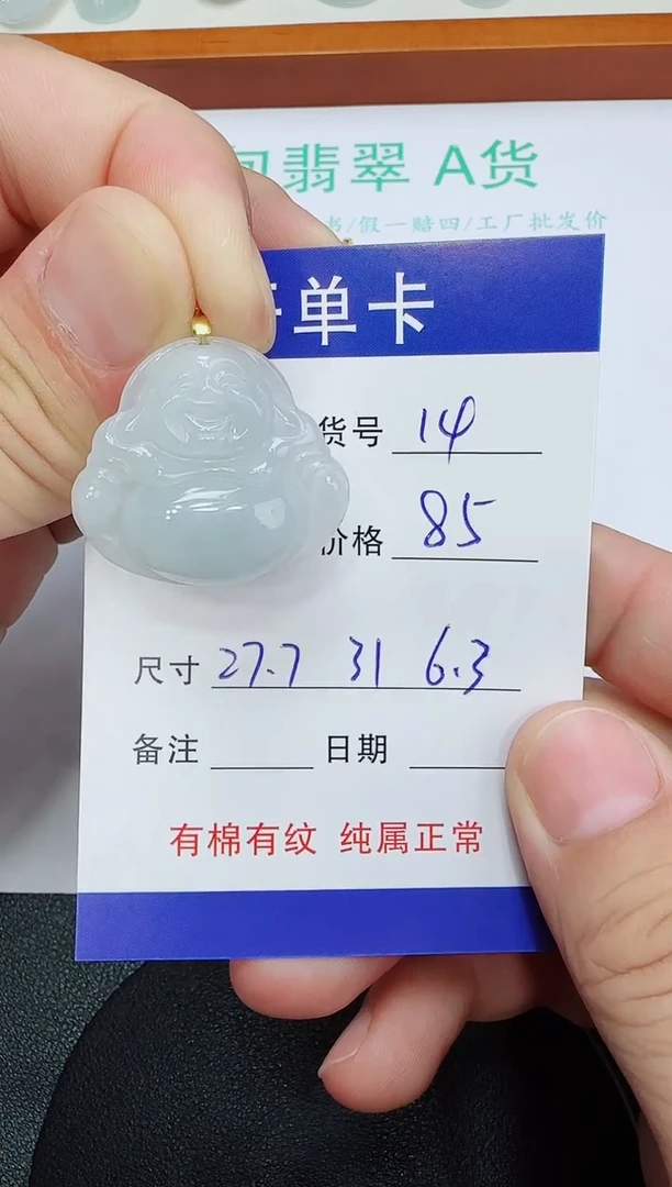 吊坠(赠链)未镶嵌翡翠14