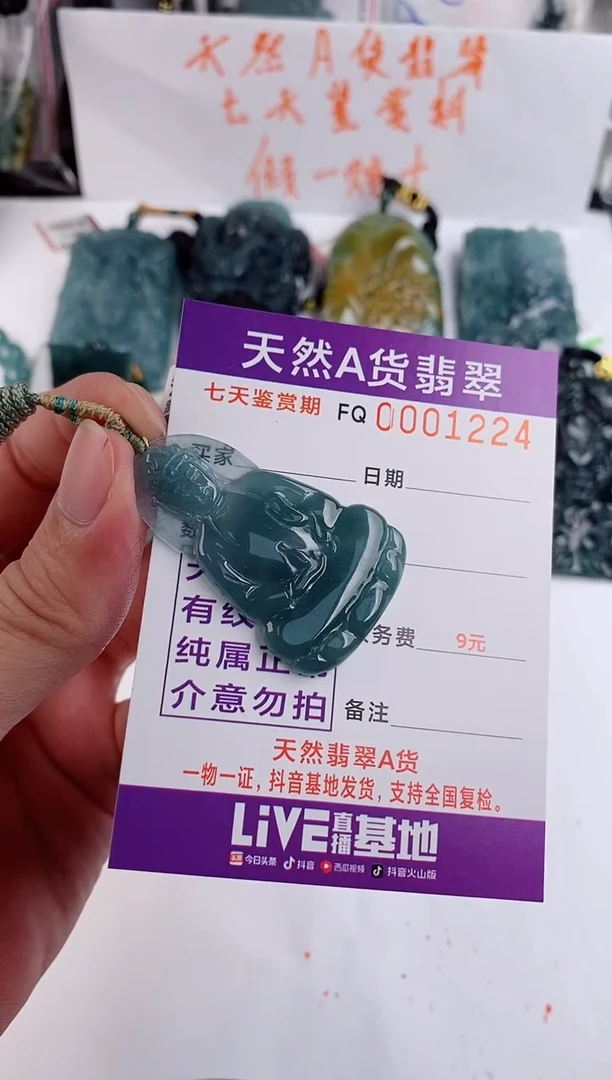 颈饰未镶嵌翡翠多样性随机一件发货 素衣观音29.9