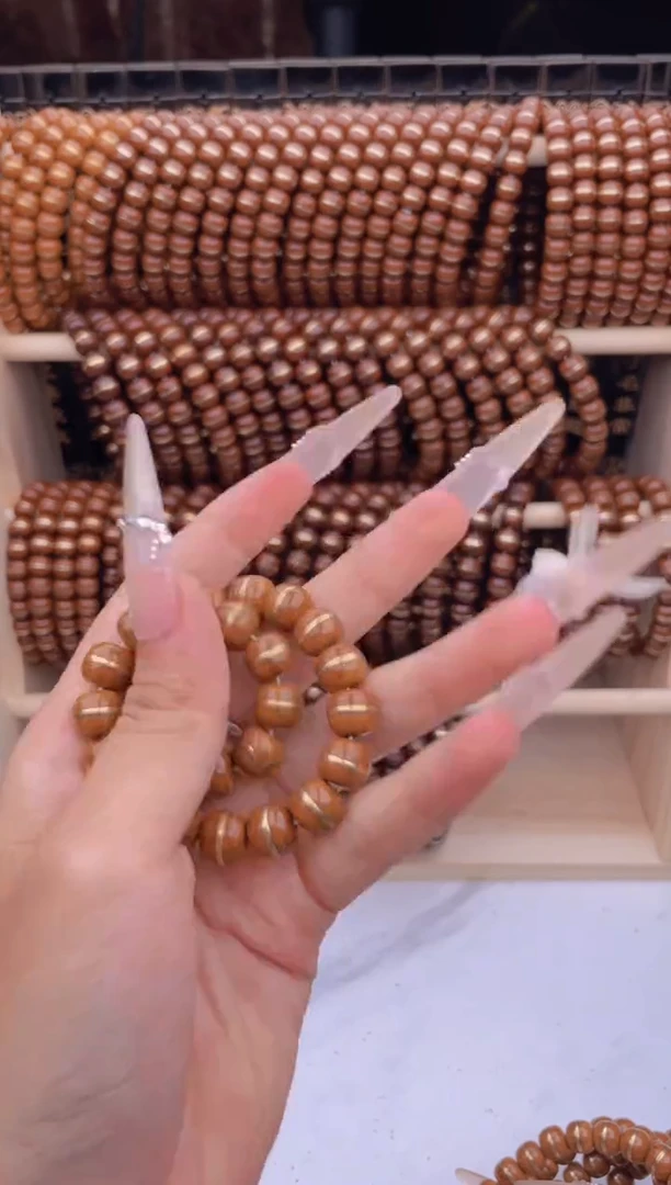 紫金鼠吊坠6号手串