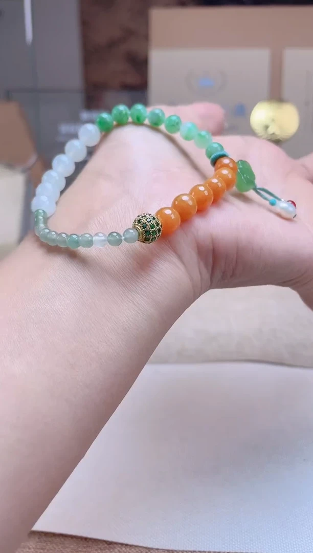手串翡翠未镶嵌珠串