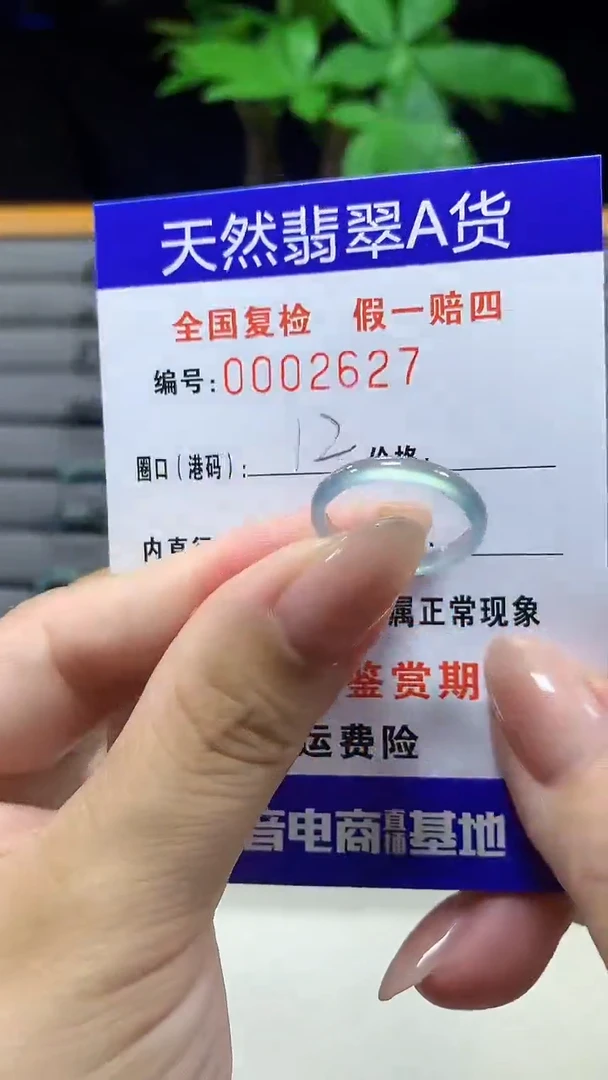 未镶嵌戒指翡翠2627天然翡翠A货