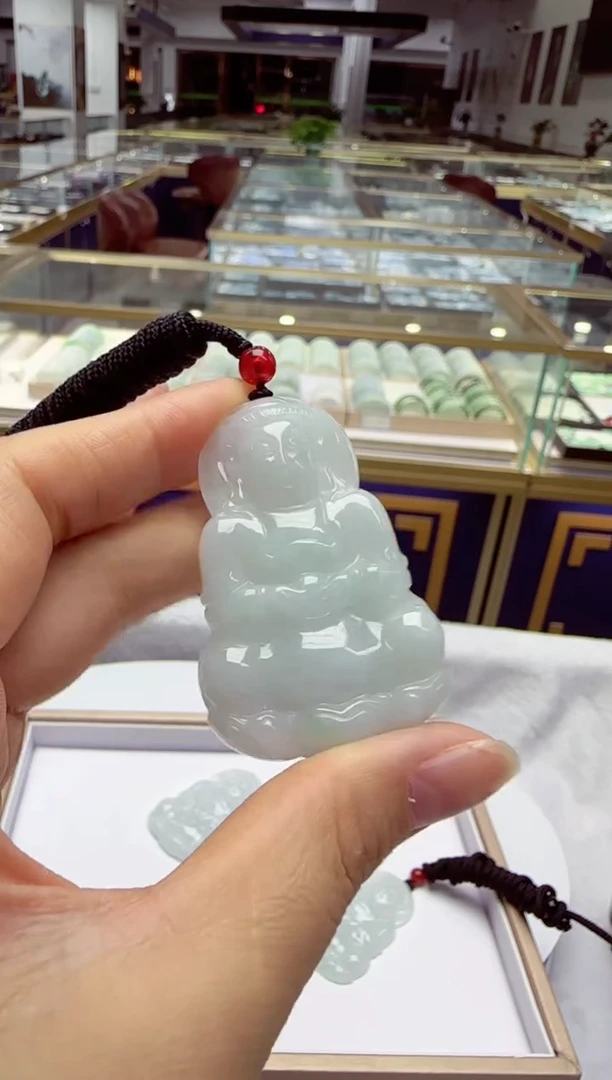 颈饰未镶嵌翡翠观音217