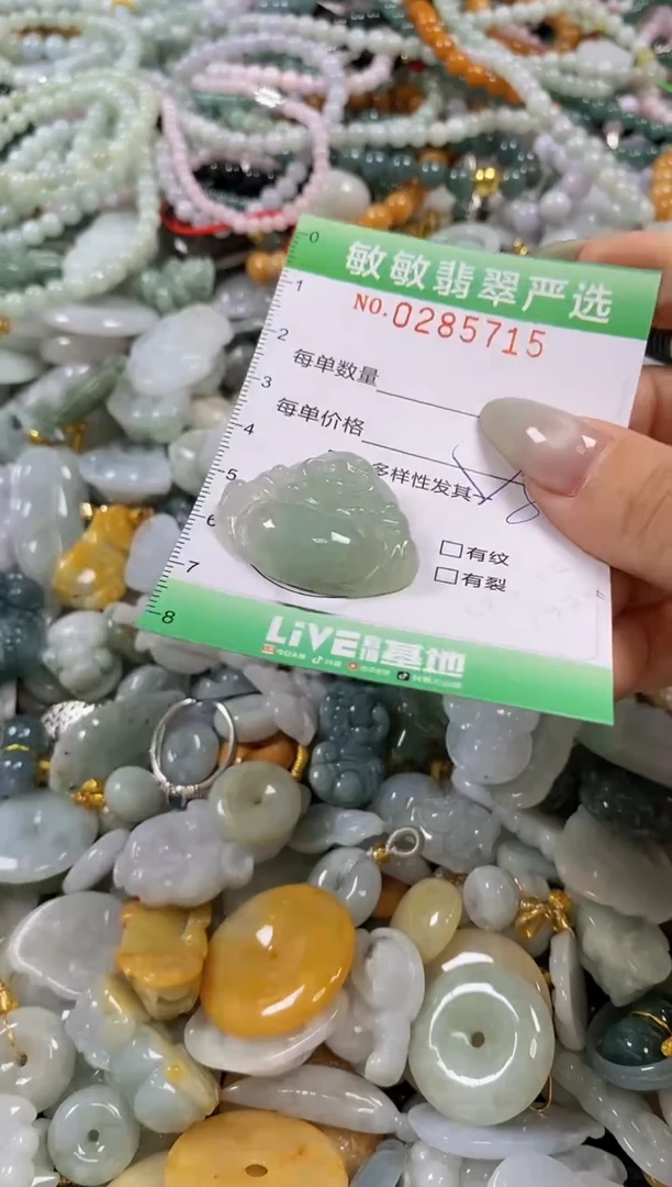 翡翠未镶嵌颈饰闪购0285715