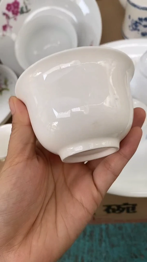 摆件纯白压手杯 主人杯