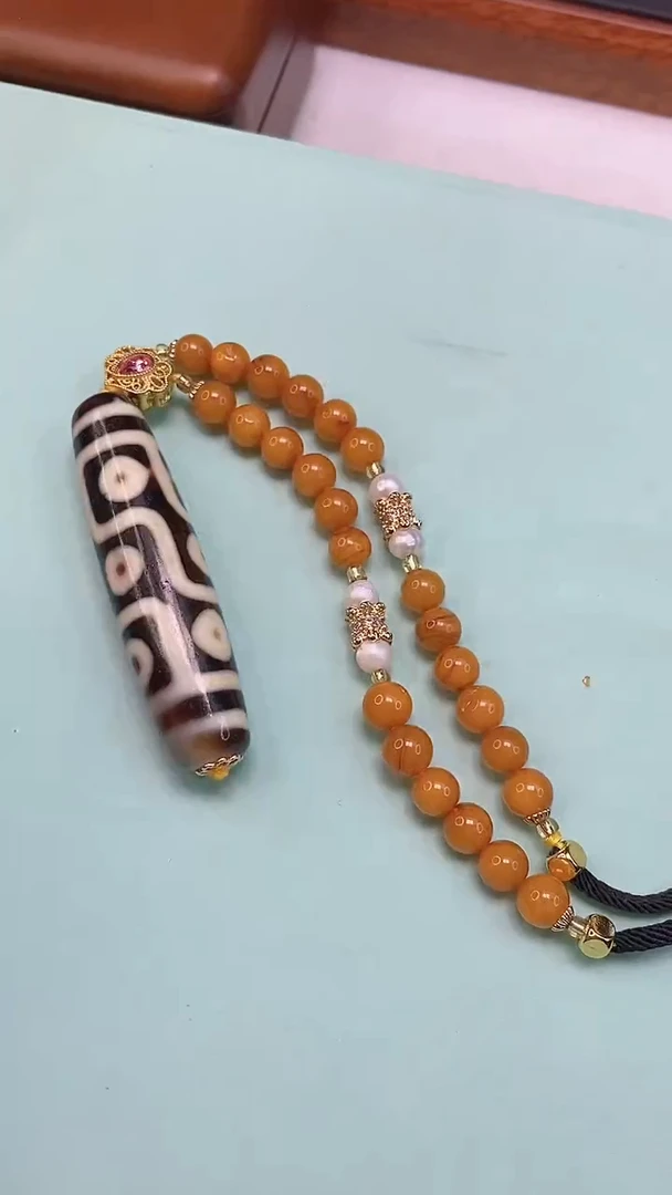 玛瑙/玉髓（覆膜）项链未镶嵌Y20344（拍一发一）多样性发货