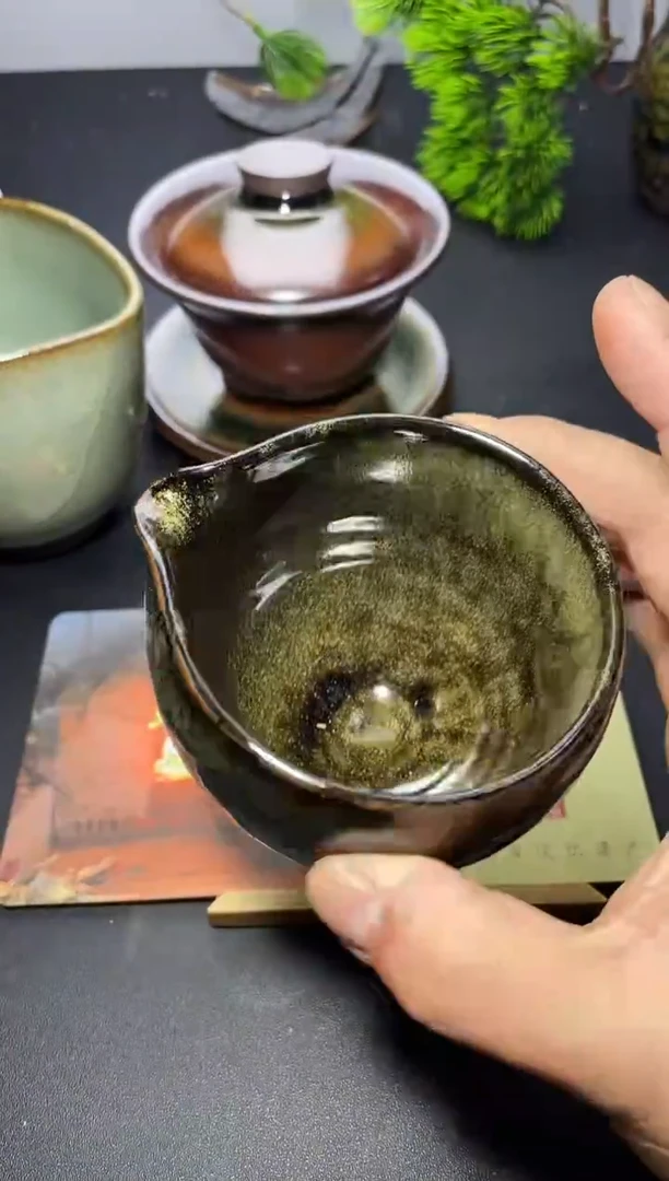 茶盏127 叶紫建盏