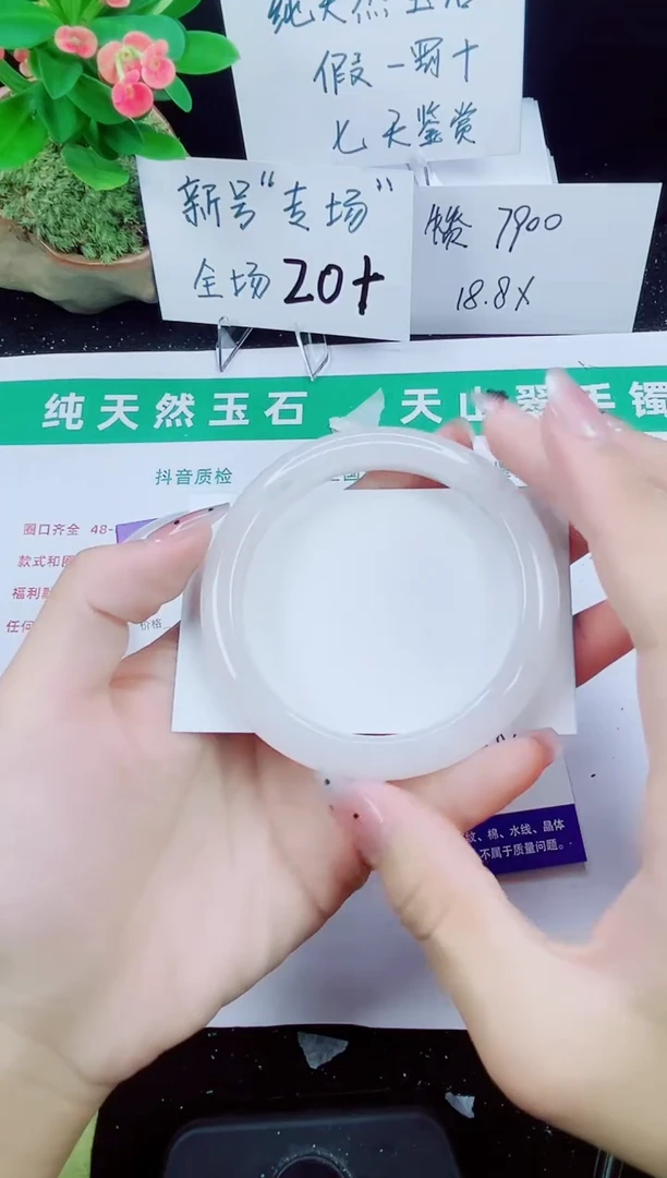 未镶嵌手镯石英质玉240-57/58/59