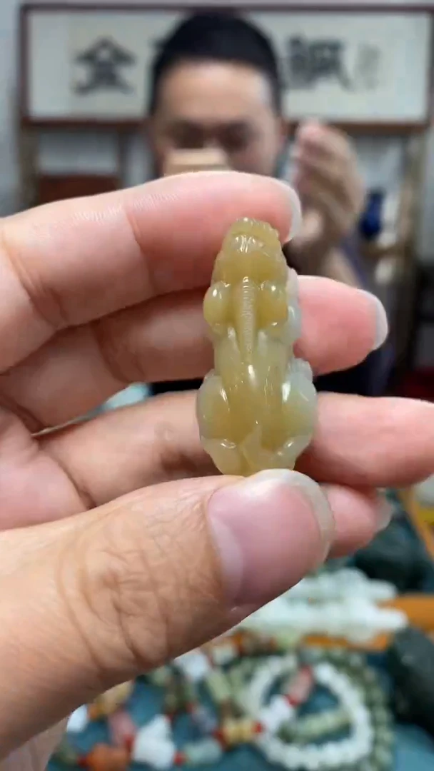 颈饰未镶嵌和田玉暖*97