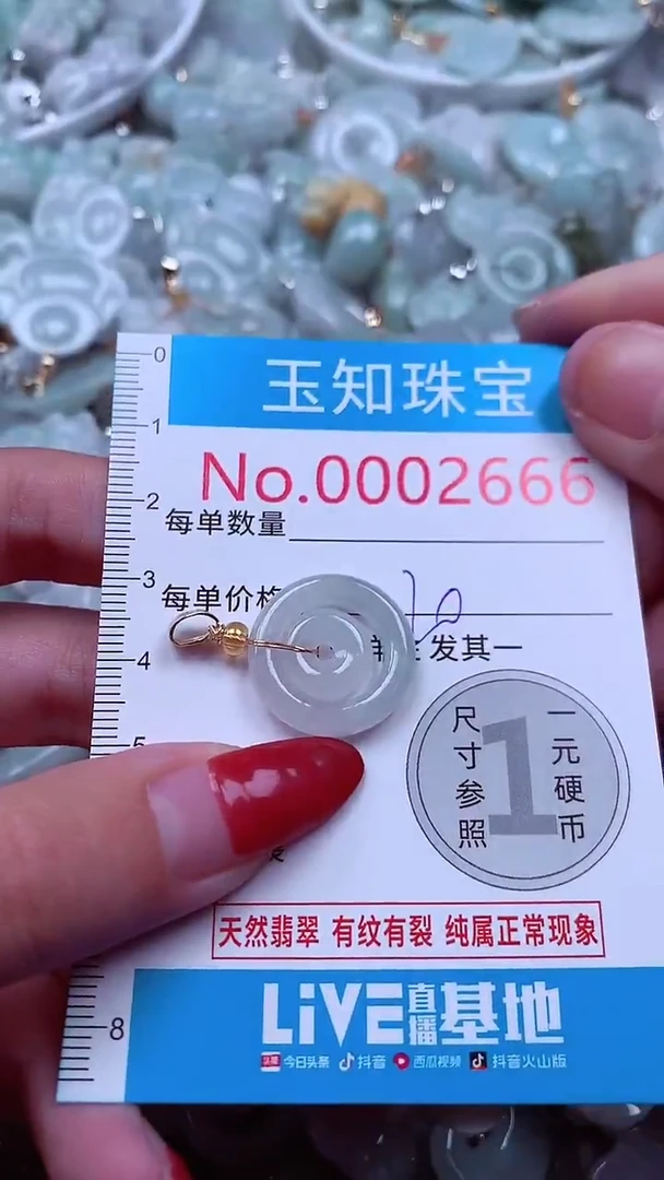 吊坠(不含链)未镶嵌翡翠2666