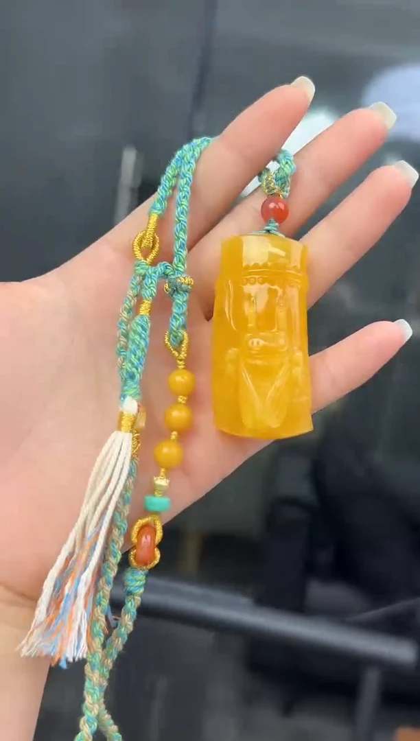 裸石琥珀未镶嵌琥珀蜜蜡吊坠