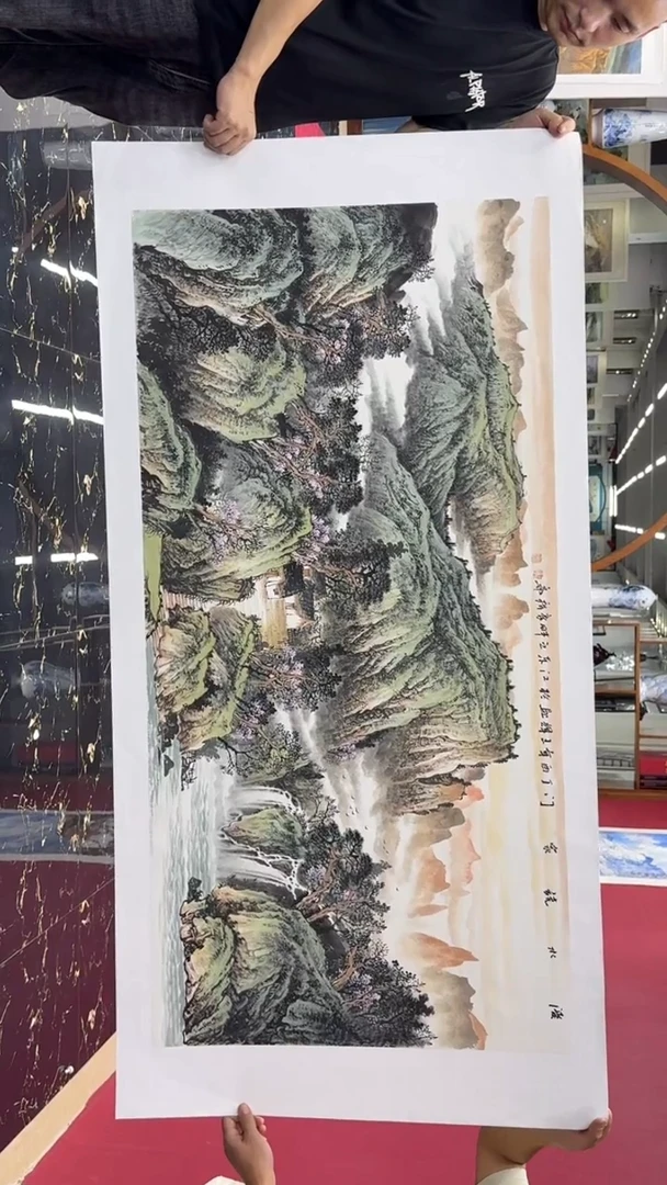 国画国画绘画山水花鸟