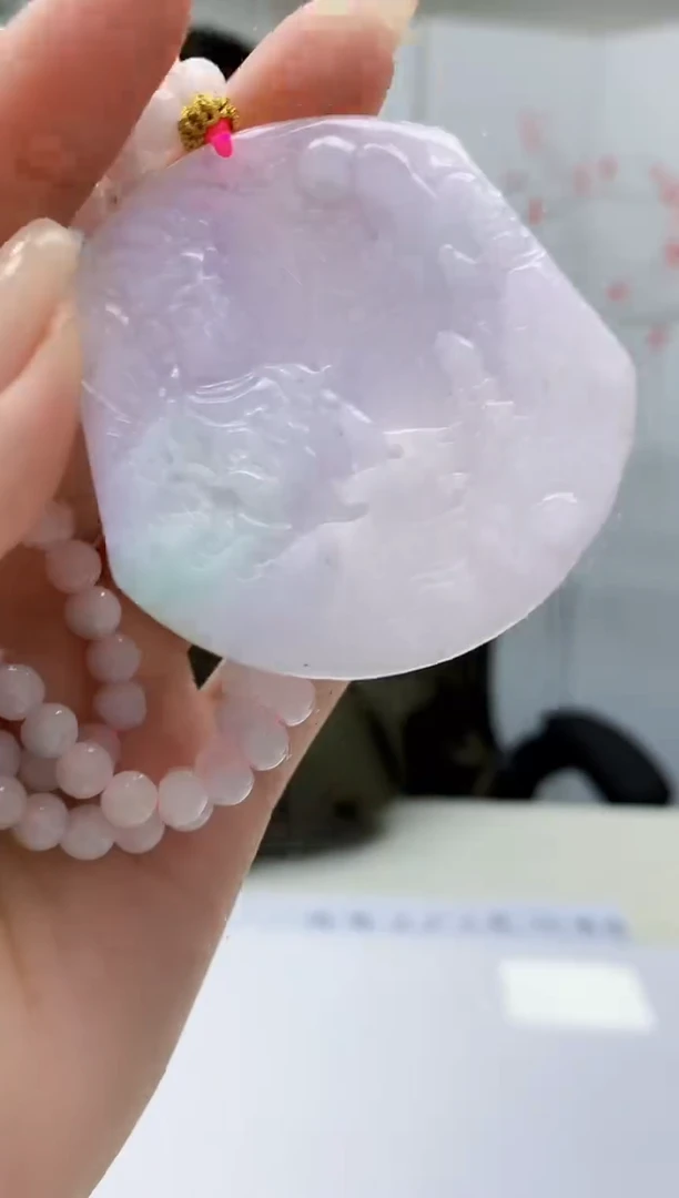 【闪购商品】定制翡翠未镶嵌5152lr-毛货挂件66