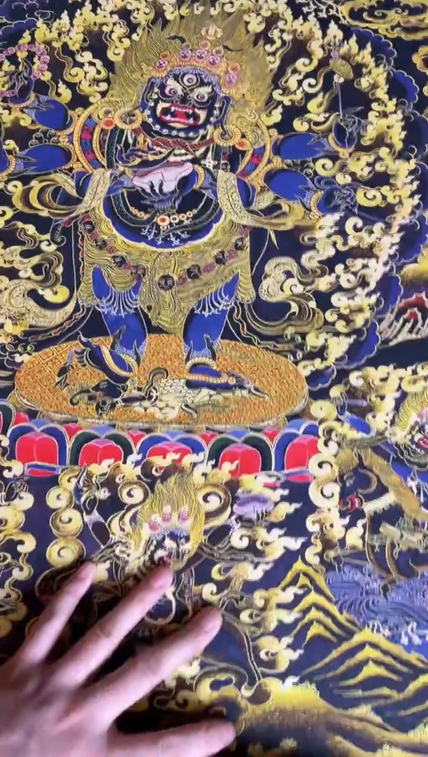 卷轴画手绘唐卡002