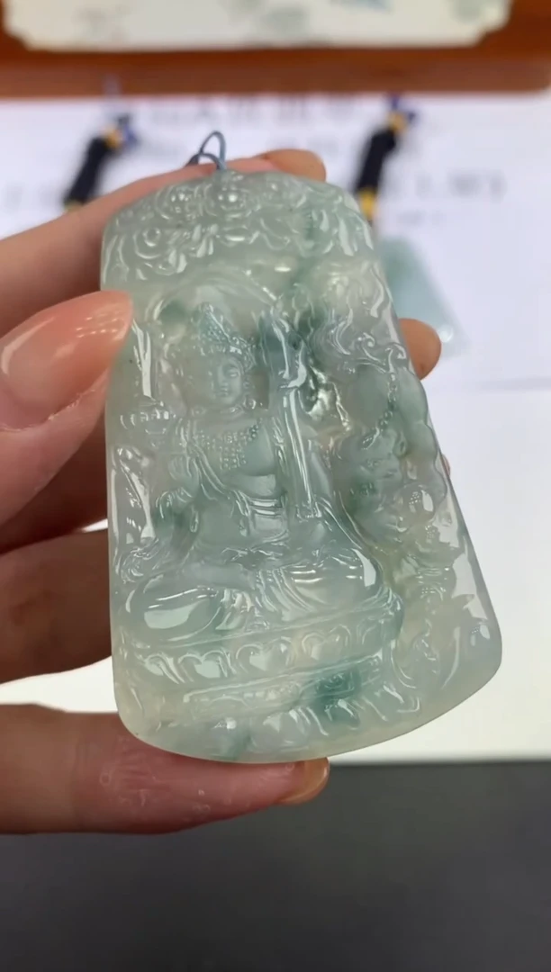 未镶嵌挂件翡翠300624  多人