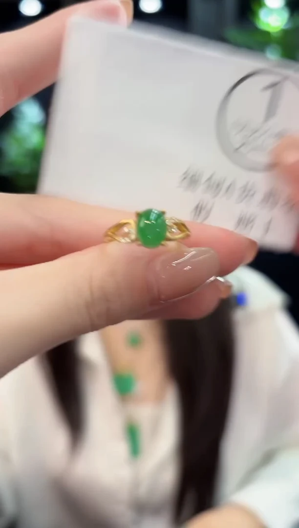 未镶嵌戒指翡翠 缅甸A货/支持复检/一件