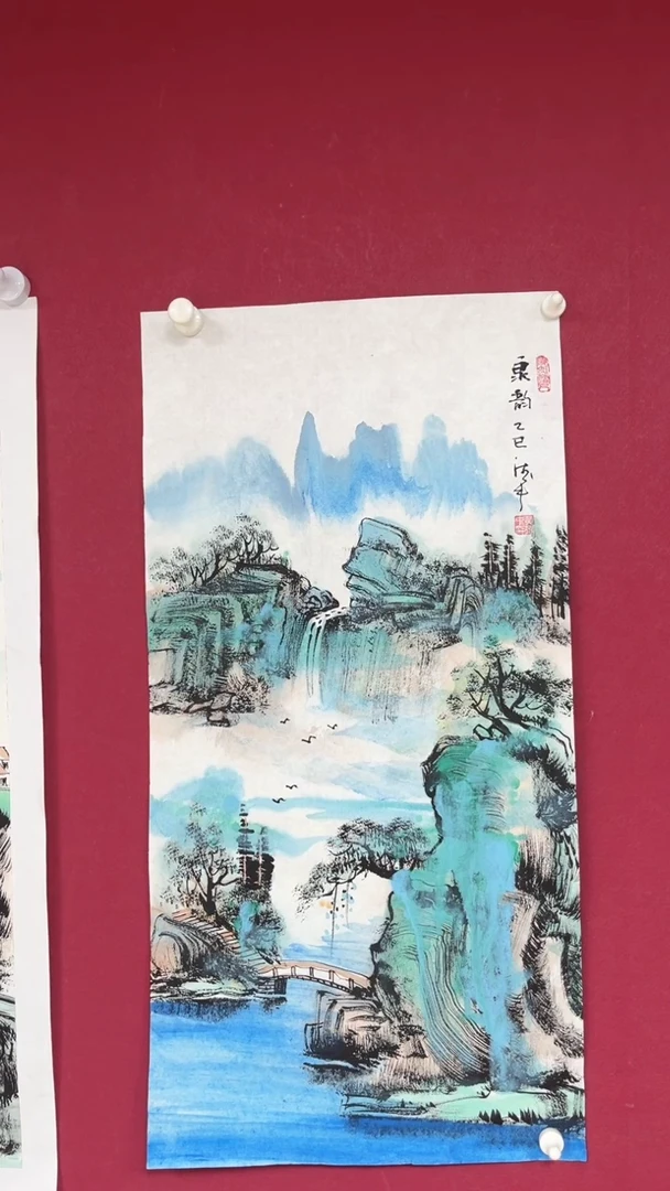 国画黄德中老师两平尺