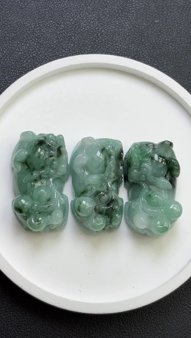 颈饰未镶嵌翡翠貔貅多样性发一