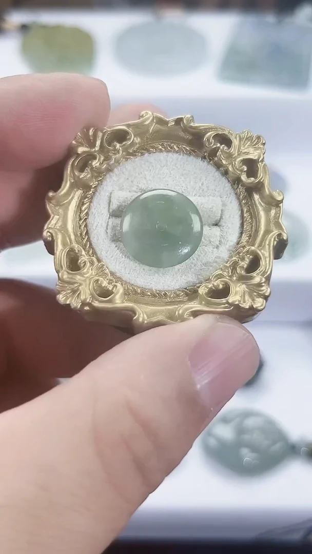 颈饰未镶嵌翡翠天然缅甸A货翡翠