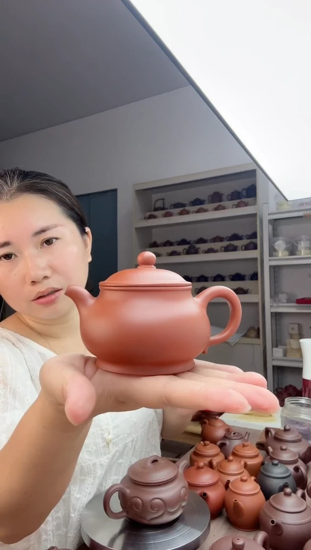 茶壶朱泥潘壶150cc（原矿小煤窑朱泥）