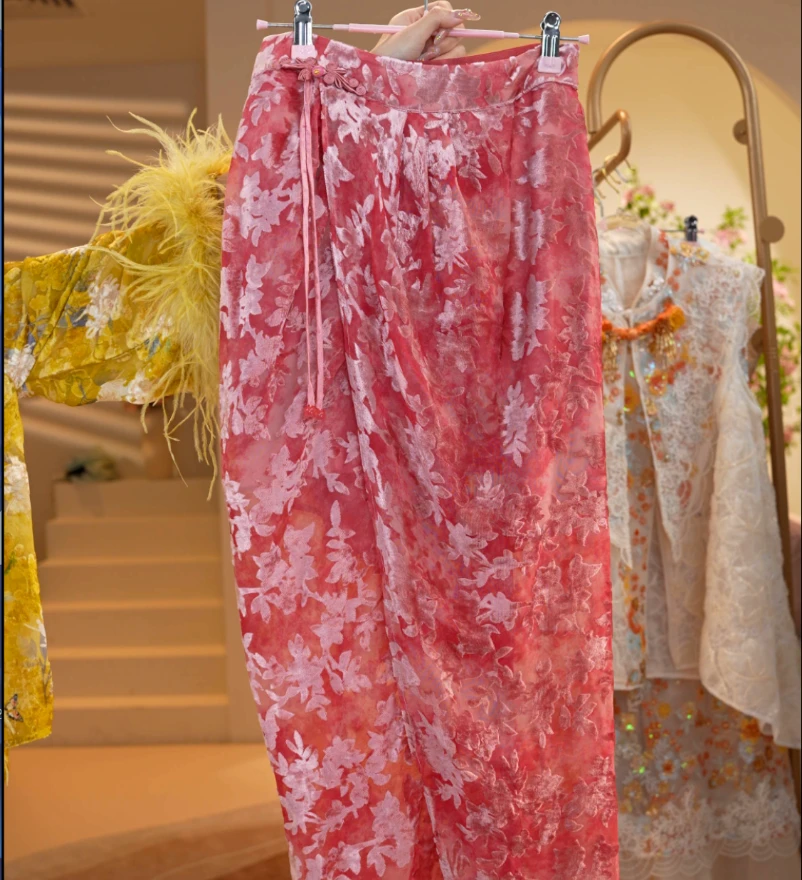 【海棠春色】重工天花板重工早秋半身裙2025c5622-欣欣