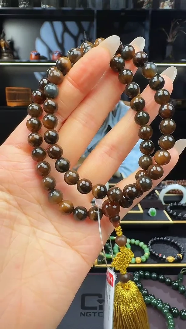 颈饰未镶嵌和田玉8mm楼兰手持