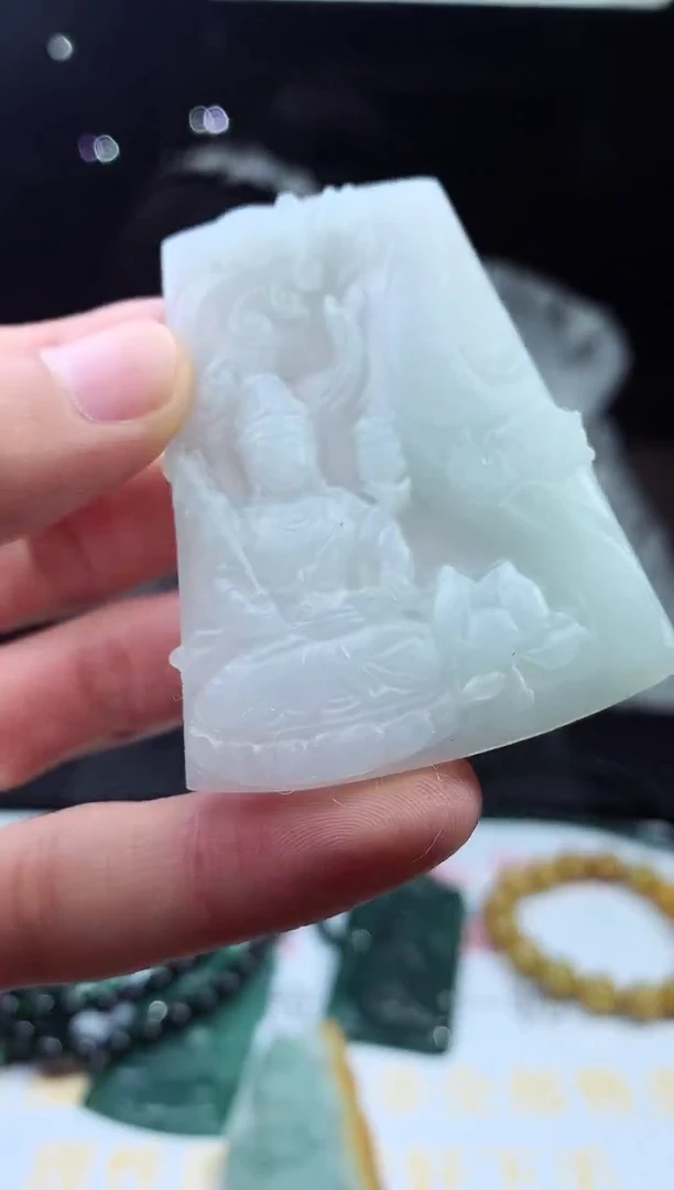 未镶嵌定制翡翠天然A货翡翠拍一发一