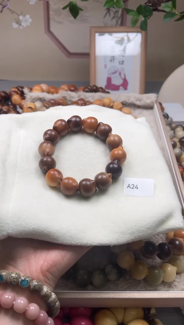 手串菩提根/象牙果C****aWA24猫头20+mm一串通货